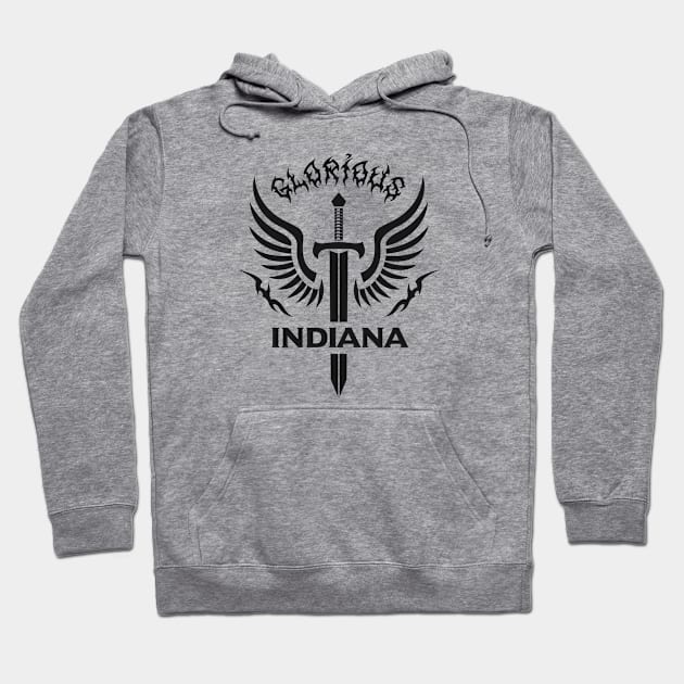 Glorious Indiana Hoodie by VecTikSam